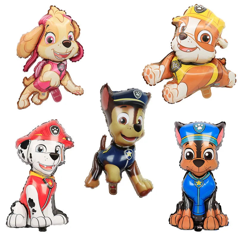PAW Patrol – décoration de fête d'anniversaire, ensemble de ballons, vaisselle jetable, fournitures pour événements pour enfants, bannière, cadeau d'arrière-plan, nouvelle Version