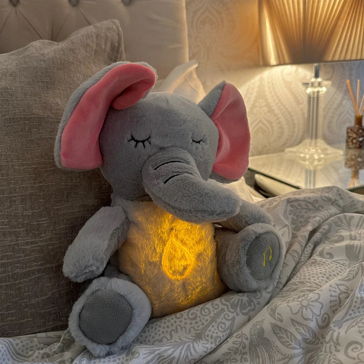 Éléphant Câlin Respirant – Compagnon de Sommeil