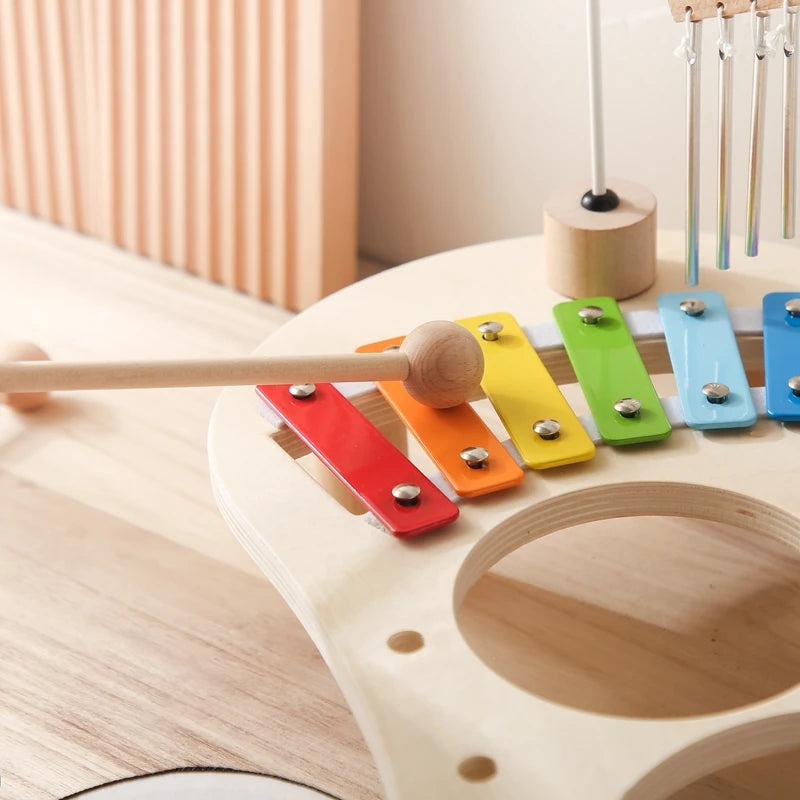 Xylophone Montessori en Bois pour Bébé – Jouet Musical Éducatif et Éveil Sensoriel