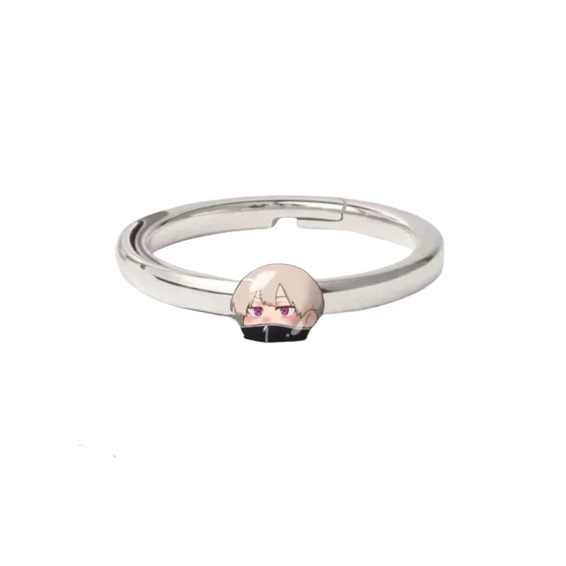 Haikyuu!! Kageyama KozumeKENMAS HinMiShoyo-Bague Ajustable pour Couple, Bijoux Périphpopularité Originaux, Cadeau d'Anniversaire