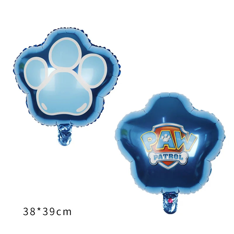 PAW Patrol – décoration de fête d'anniversaire, ensemble de ballons, vaisselle jetable, fournitures pour événements pour enfants, bannière, cadeau d'arrière-plan, nouvelle Version