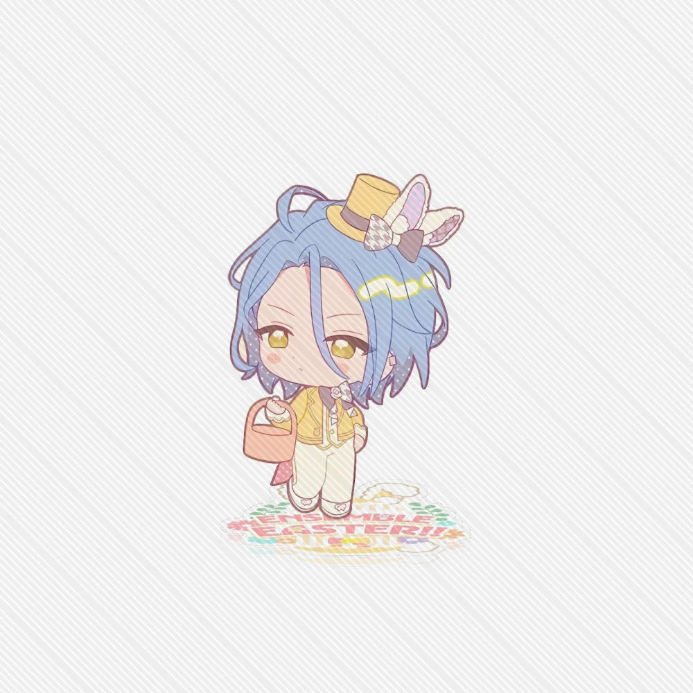 10CM Game Ensemble Stars!! Modèle de support en acrylique de Pâques, décoration de bureau, personnages de cosplay, accessoires d'ornement, bons cadeaux de Noël