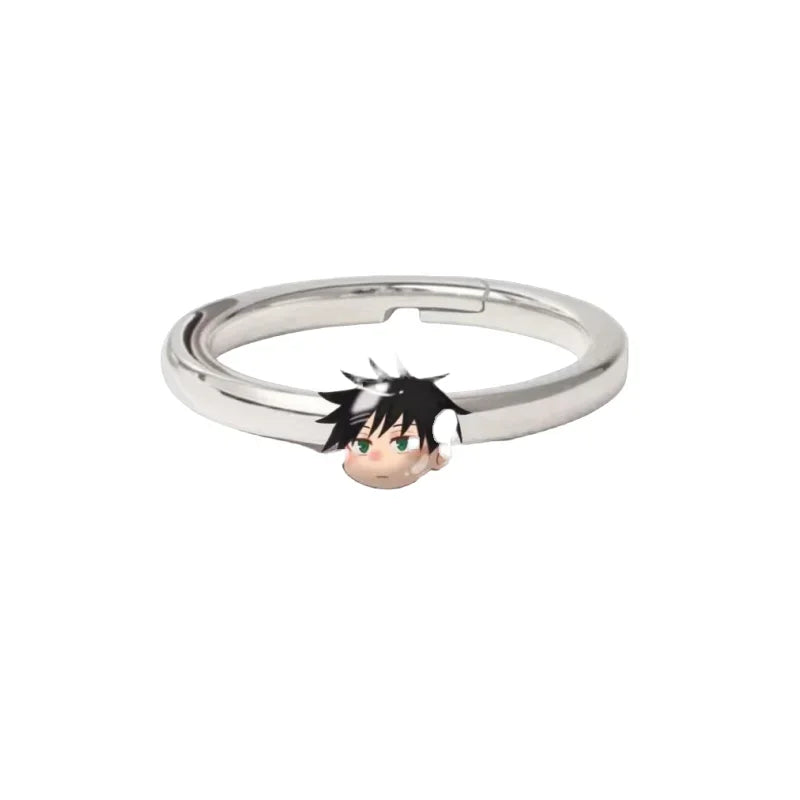 Haikyuu!! Kageyama KozumeKENMAS HinMiShoyo-Bague Ajustable pour Couple, Bijoux Périphpopularité Originaux, Cadeau d'Anniversaire