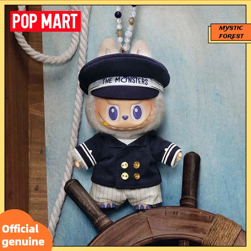 POP MART LABUBU Nouvelle Série Flying LABUBU Peluche Vinyle Labubu Capitaine Marin Sirène Carte Suspendue Objets de Collection Cadeau Fille