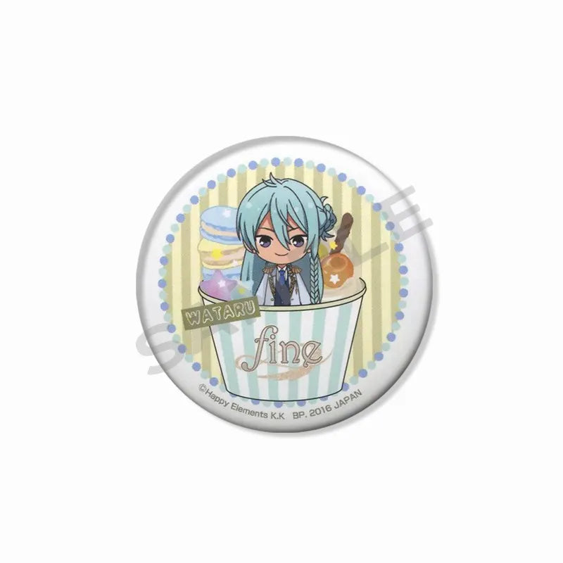 Ensemble étoiles Wataru Hibiki Badge mignon dessin animé idole broche bricolage Itbag vêtements chapeau accessoires Anime périphérique cadeau de collection