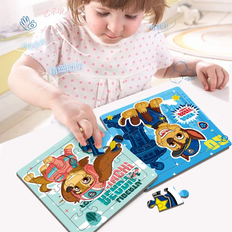 PAW PATROL Great Achievement Puzzle – Puzzle en papier pour enfants de 3 à 6 ans – Plan d'éducation préscolaire pour garçons et filles – Jouets