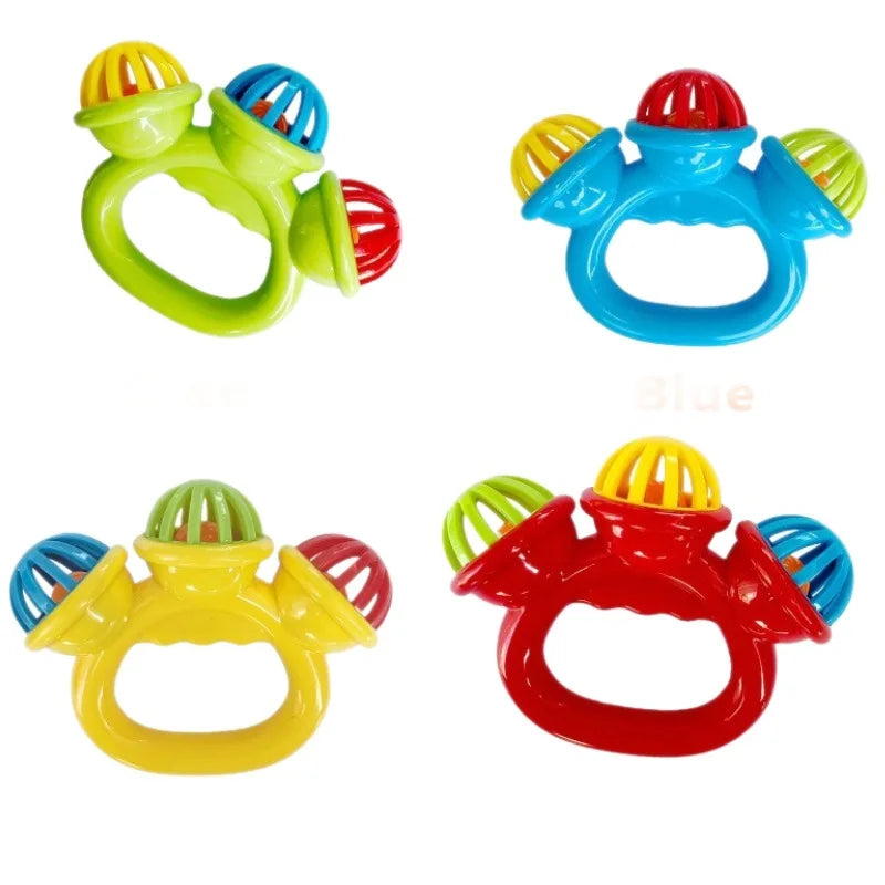 Hochet Sensoriel Bébé à Saisir – Anneau Musical d’Éveil Montessori pour Nouveau-Né