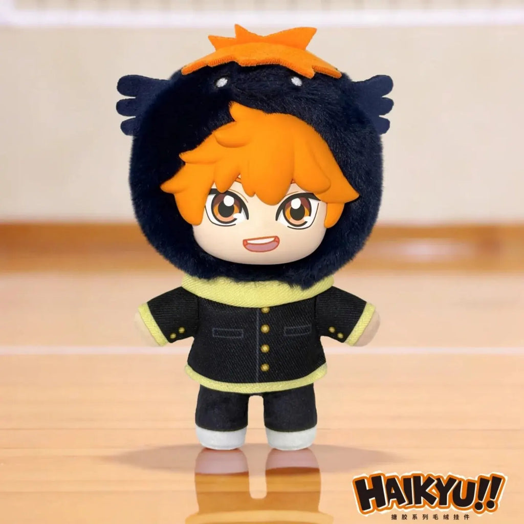 En stock, authentique EAKi Haikyuu !! Boîte mystère en peluche Mascotte, Porte-clés pendentif en vinyle doux et mignon, Cadeau de collection Hinata Shoyo