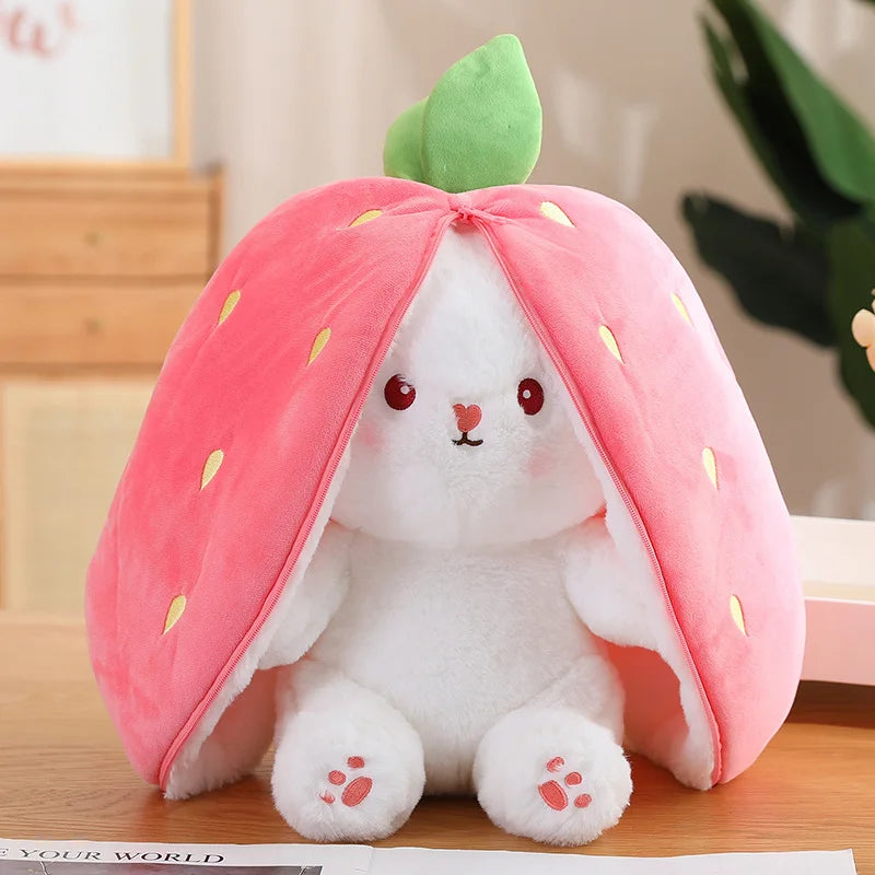 Peluche Lapin Carotte Kawaii – Doudou Doux et Réconfortant pour Bébé et Enfant