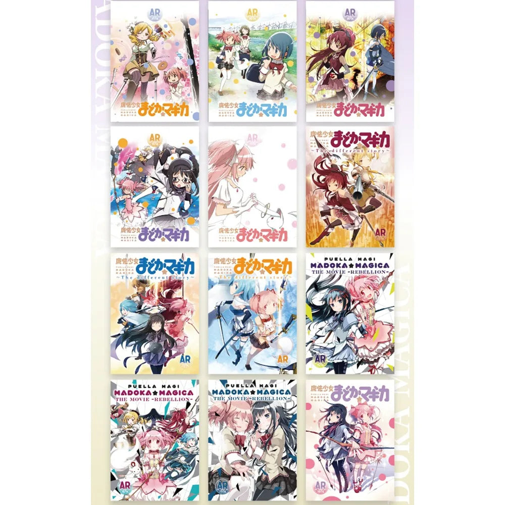Boîte de boosters de cartes à collectionner Puella Magi Madoka Magica, TCG d'anime premium avec les personnages Madoka, Homura et les filles magiques