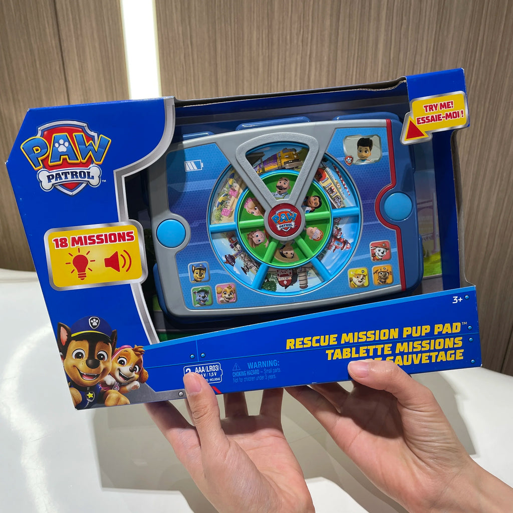 Jouet interactif Original PAW Patrol Rescue Mission Pup Pad avec lumières sons et musique, jeu de simulation, jouets pour enfants pour garçons et filles