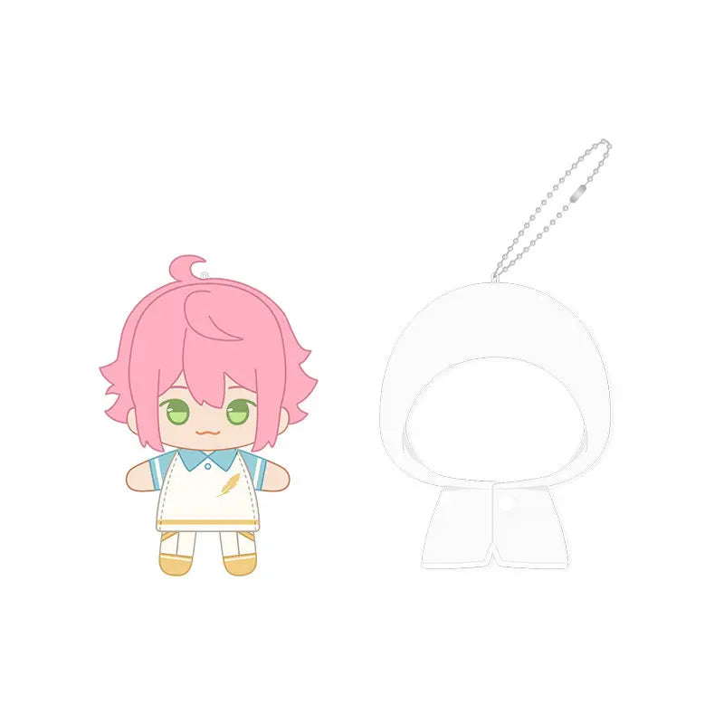 Ensemble Stars!! 2 Poupées à doigts en peluche douce style imperméable, porte-clés et pendentifs de sac, figurines mignonnes, jouets d'anime et de jeu, poupées de collection
