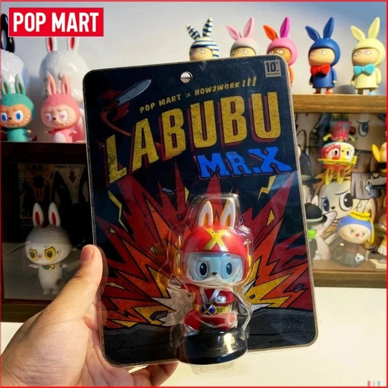 POP MART LABUBU Collection Limitée Elevator Début de la Série Field Trip Bob l'éponge Skateboard Sweet Clown