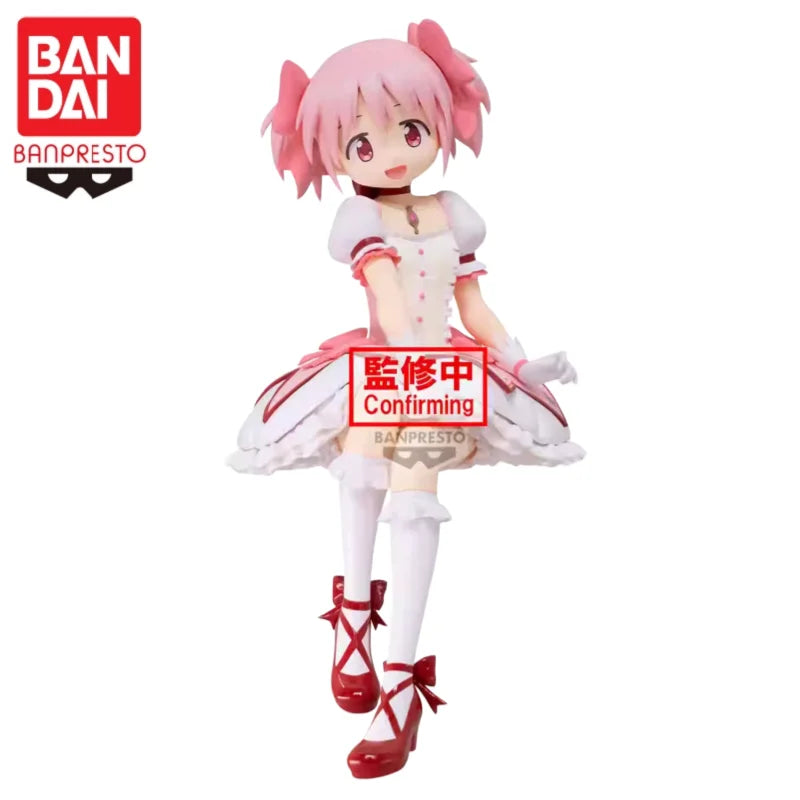 En stock, figurines originales Bandai Puella Magi Madoka Magica Kaname Madoka Miki Sayaka Rebellious Stories, modèles de personnages d'anime, jouets cadeaux