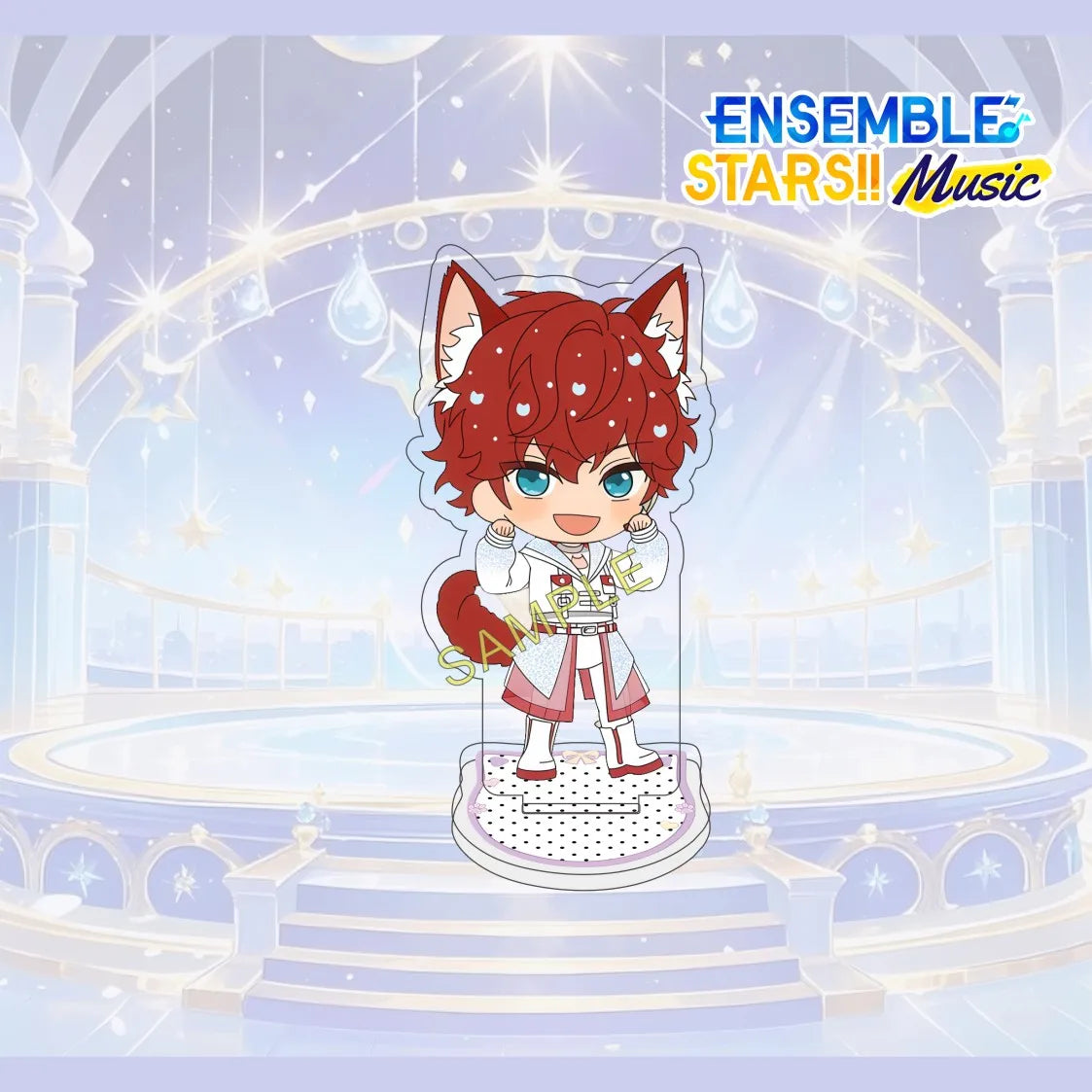 Figurine Acrylique 10 cm Ensemble Stars (Anime Game) – Personnage Complet Mignon – Décoration de Bureau – Collection Fan – Cadeau – Porte-clés