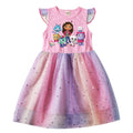 Costume de maison de poupée Gabby pour enfants, vêtements de chat Gabbys mignons, robe de princesse pour bébés filles, cadeau de fête de carnaval