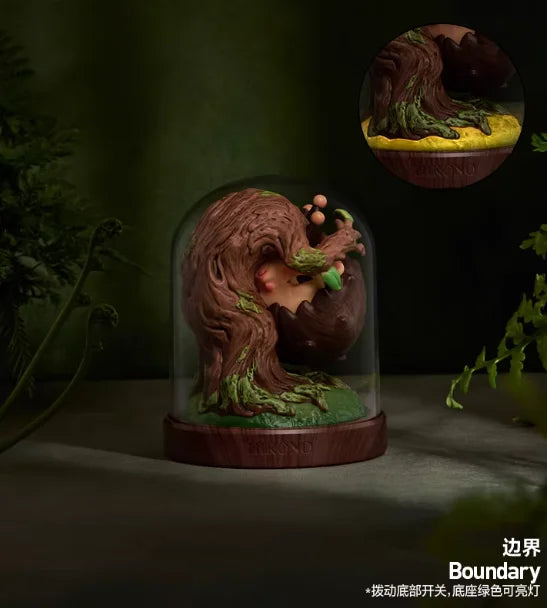 Nouvelle figurine authentique POP MART Hirono Tamed Wildgrass Series, boîte mystère tendance, poupée décorative, jouet de bureau, cadeau pour fille