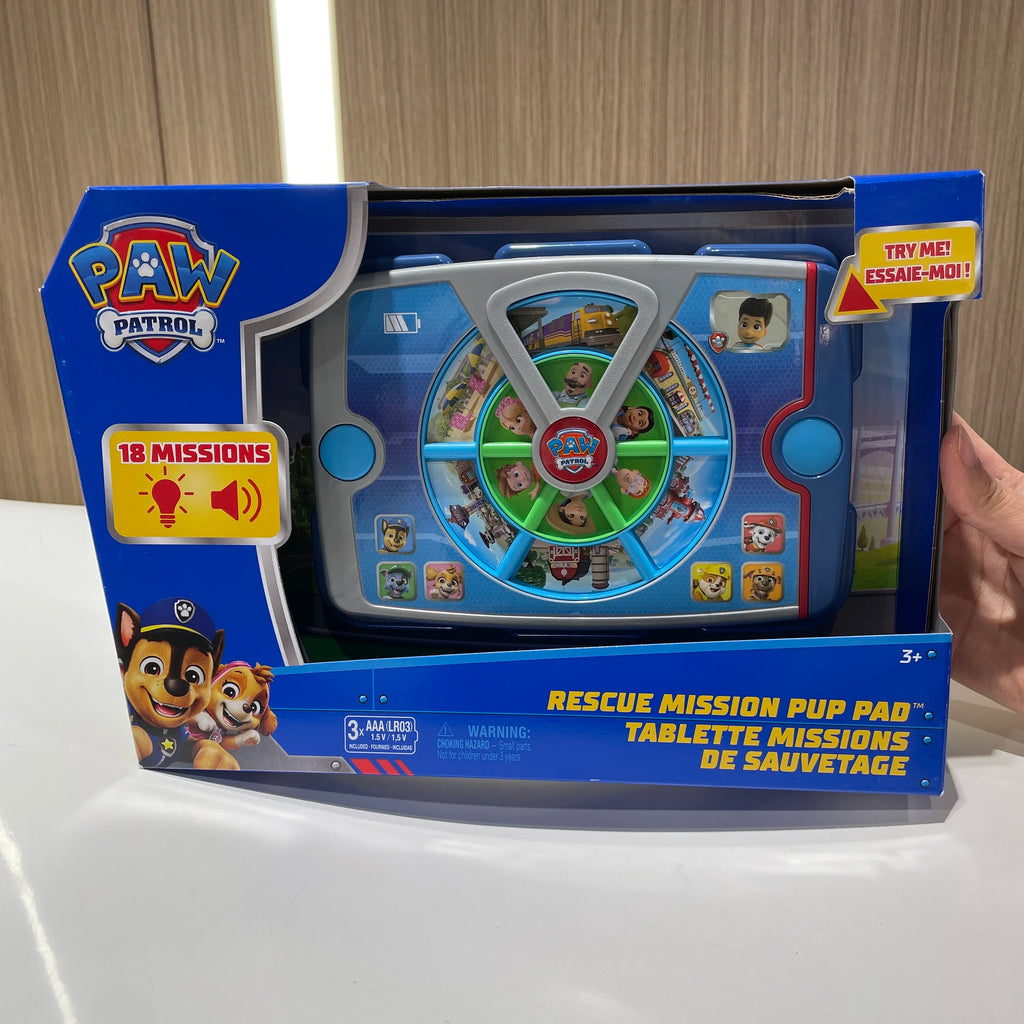 Jouet interactif Original PAW Patrol Rescue Mission Pup Pad avec lumières sons et musique, jeu de simulation, jouets pour enfants pour garçons et filles