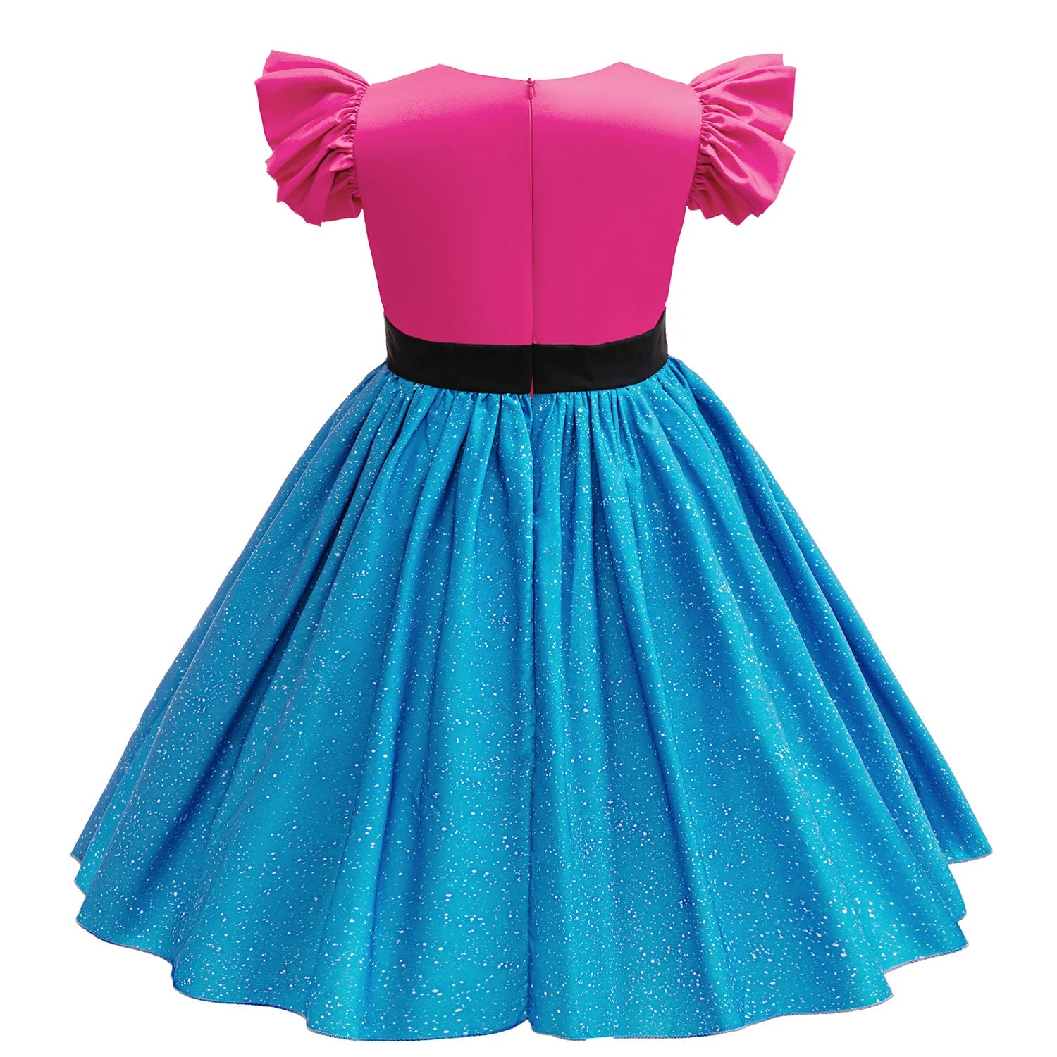 Gabby's Dollhouse Vêtements Filles Gabby Cat Robe Filles Robes décontractées mignonnes et bandeau Enfants Enfants Robe de princesse à manches volantes