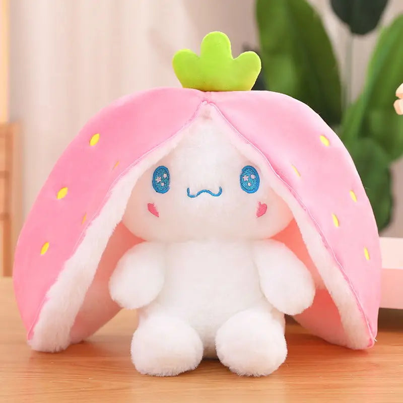 Peluche Lapin Carotte Kawaii – Doudou Doux et Réconfortant pour Bébé et Enfant