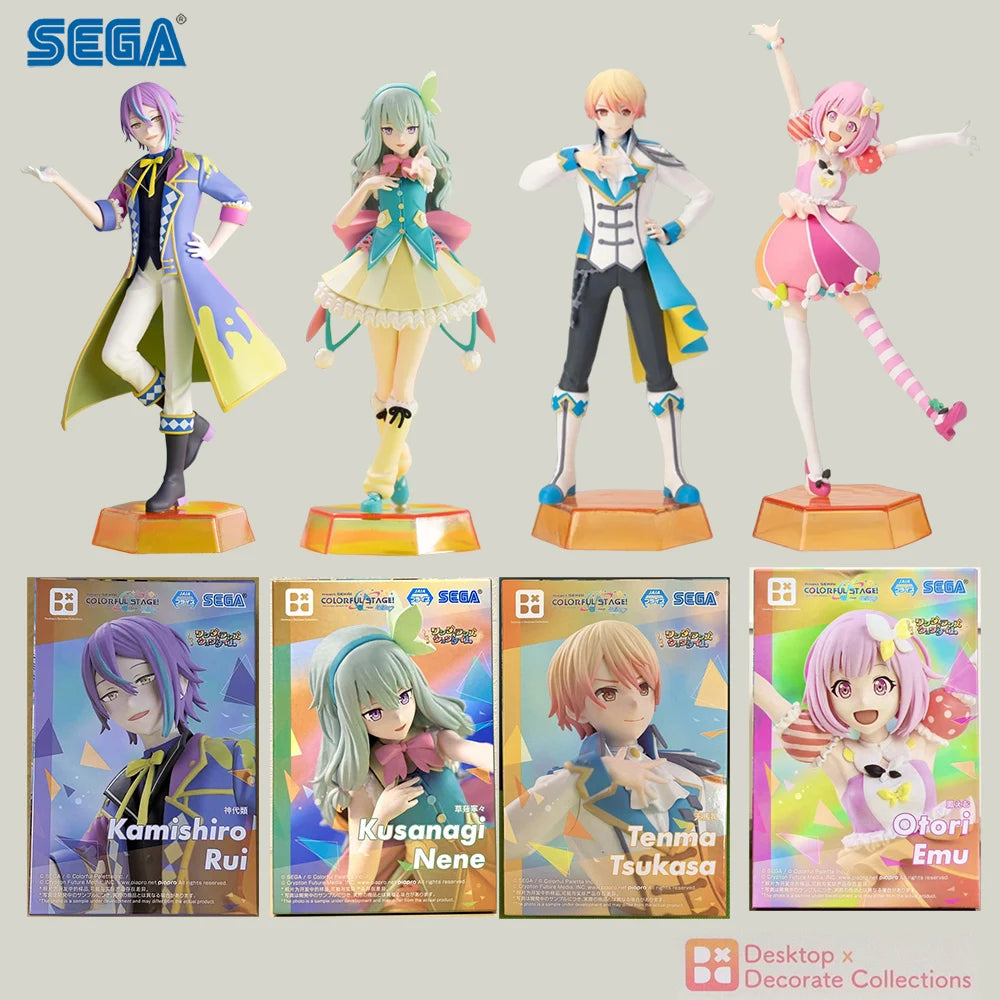 En Stock SEGA bureau x décorer Collections HATSUNE MIKU Kamishiro Rui Kusanagi Nene Otori Emu Tenma Tsukasa Anime jouet