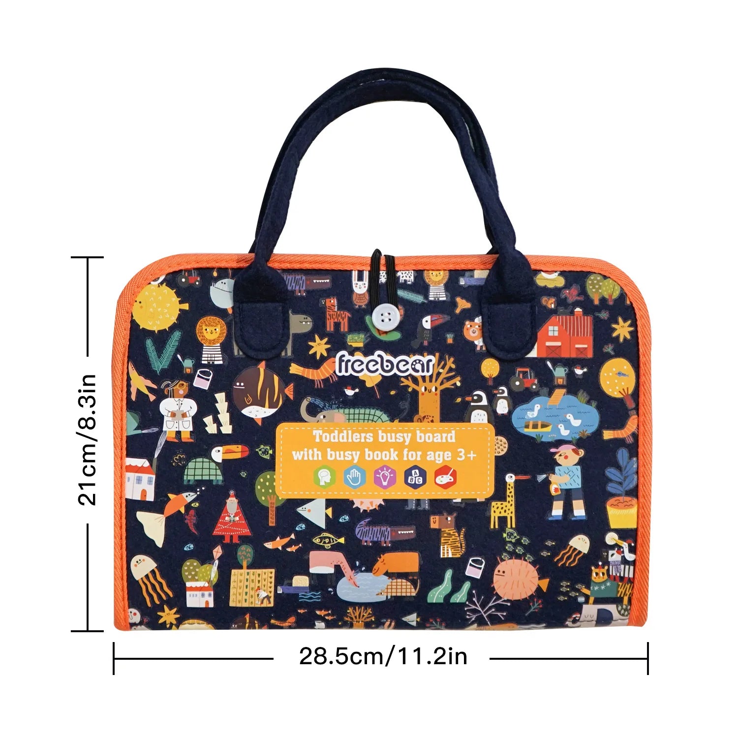 Planche d’Activités Montessori 3 à 6 Ans – Tableau Sensoriel Éducatif Portable pour l’Apprentissage Précoce