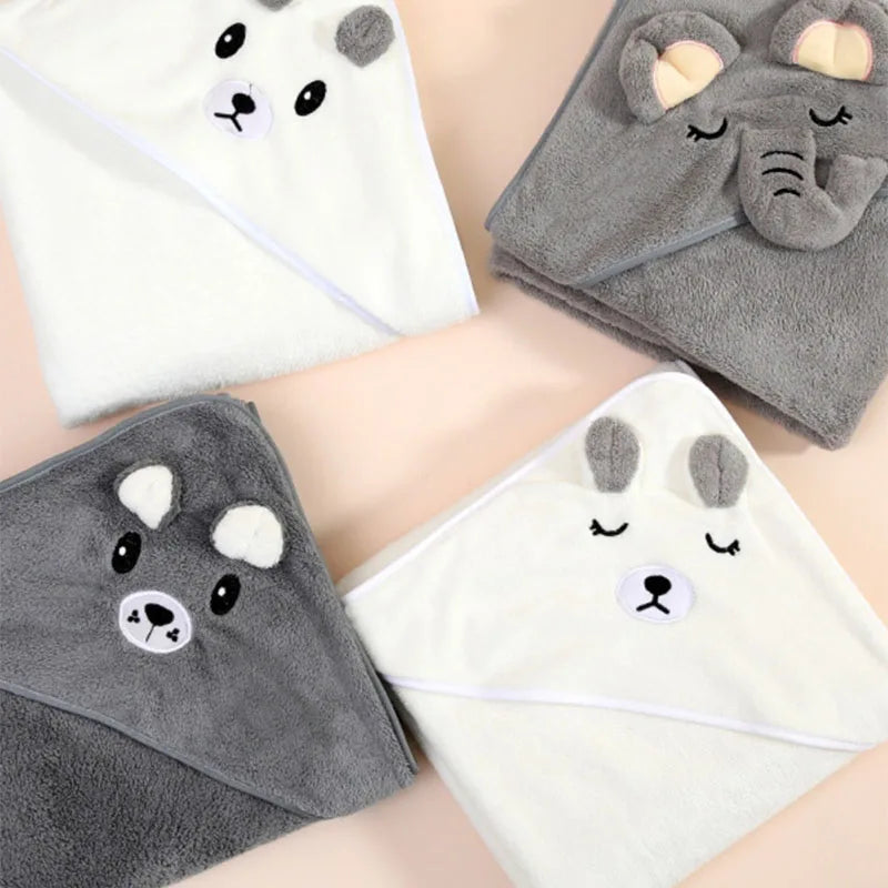 Cape de Bain Bébé à Capuche – Serviette Douce et Ultra Absorbante pour Nouveau-né et Enfant