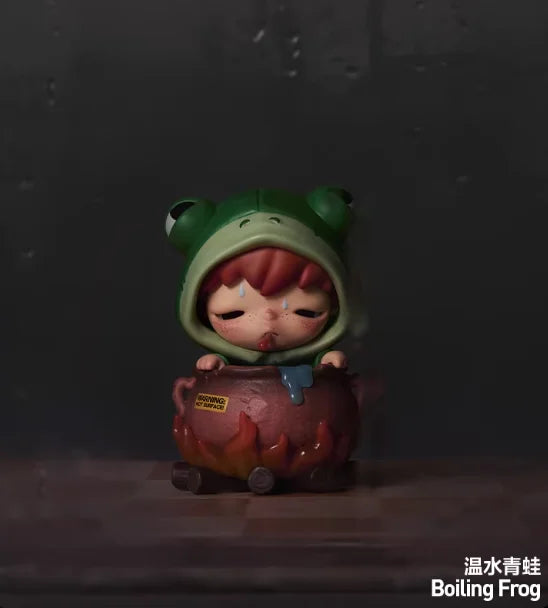 Nouvelle figurine authentique POP MART Hirono Tamed Wildgrass Series, boîte mystère tendance, poupée décorative, jouet de bureau, cadeau pour fille