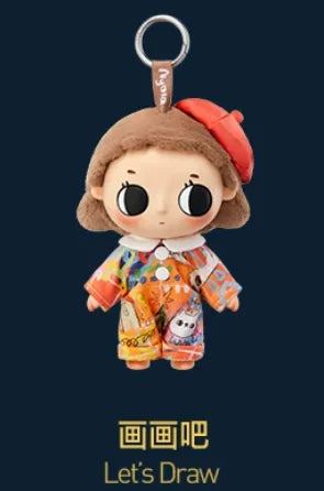 Figurine en peluche authentique Pop Mart Nyota Where Moments Meet Series, boîte mystère, jouet de collection en PVC, décoration de bureau, cadeau pour collectionneurs