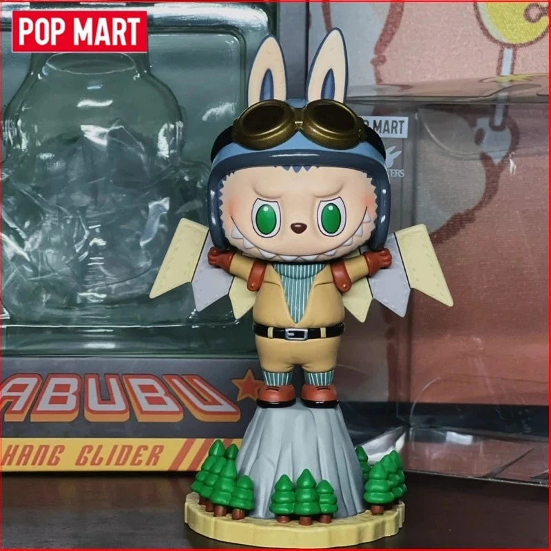 POP MART LABUBU Collection Limitée Elevator Début de la Série Field Trip Bob l'éponge Skateboard Sweet Clown