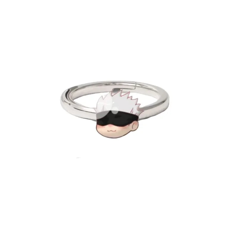 Haikyuu!! Kageyama KozumeKENMAS HinMiShoyo-Bague Ajustable pour Couple, Bijoux Périphpopularité Originaux, Cadeau d'Anniversaire