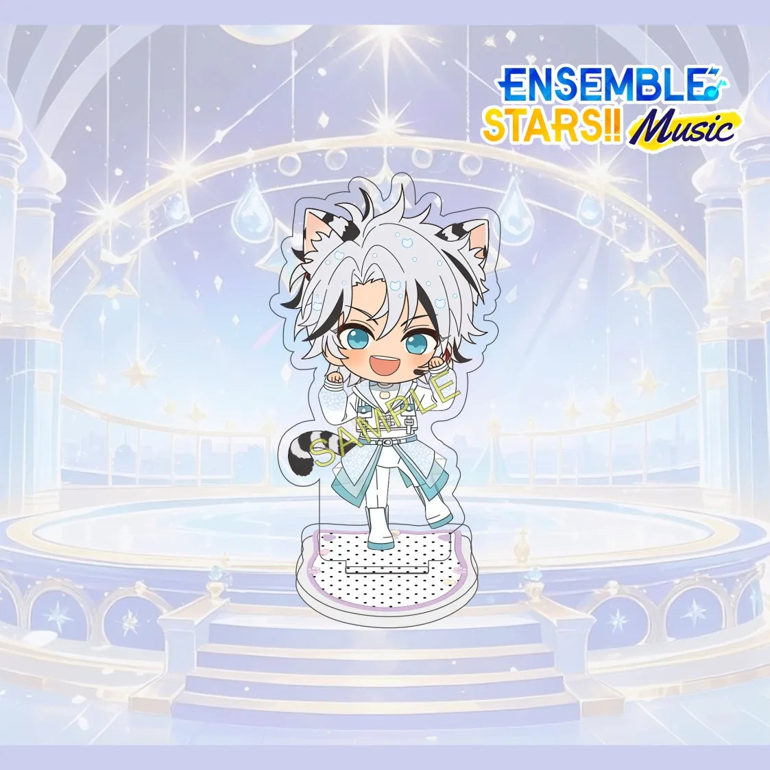 Figurine Acrylique 10 cm Ensemble Stars (Anime Game) – Personnage Complet Mignon – Décoration de Bureau – Collection Fan – Cadeau – Porte-clés