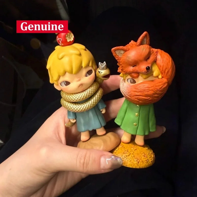 Figurine officielle authentique POP MART Hirono × Le Petit Prince, boîte mystérieuse, jouet mignon, boîte aveugle, cadeaux de vacances pour enfants