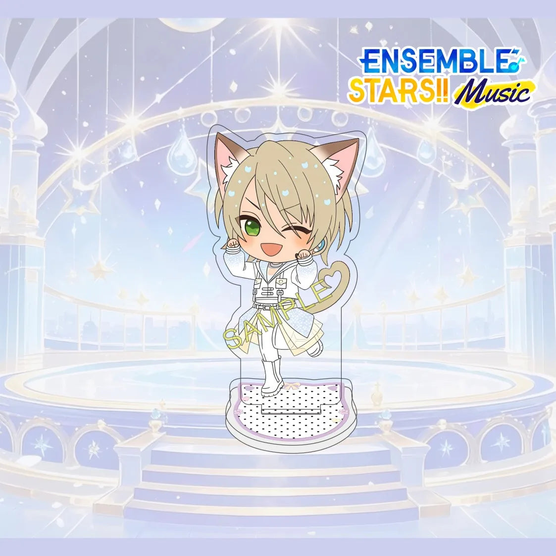 Figurine Acrylique 10 cm Ensemble Stars (Anime Game) – Personnage Complet Mignon – Décoration de Bureau – Collection Fan – Cadeau – Porte-clés
