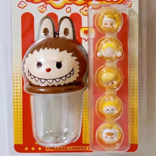 POP MART labubu Park – mini figurine originale, édition limitée, série pop-corn, jouets d'action, cadeau d'anniversaire Surprise