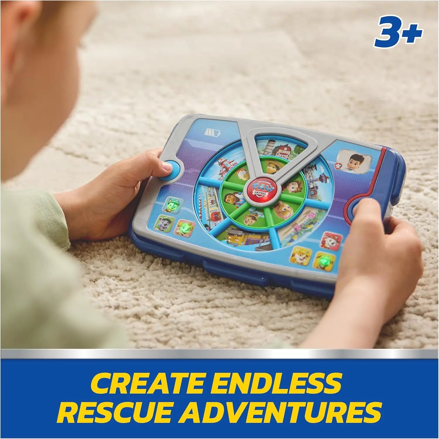 Jouet interactif Original PAW Patrol Rescue Mission Pup Pad avec lumières sons et musique, jeu de simulation, jouets pour enfants pour garçons et filles
