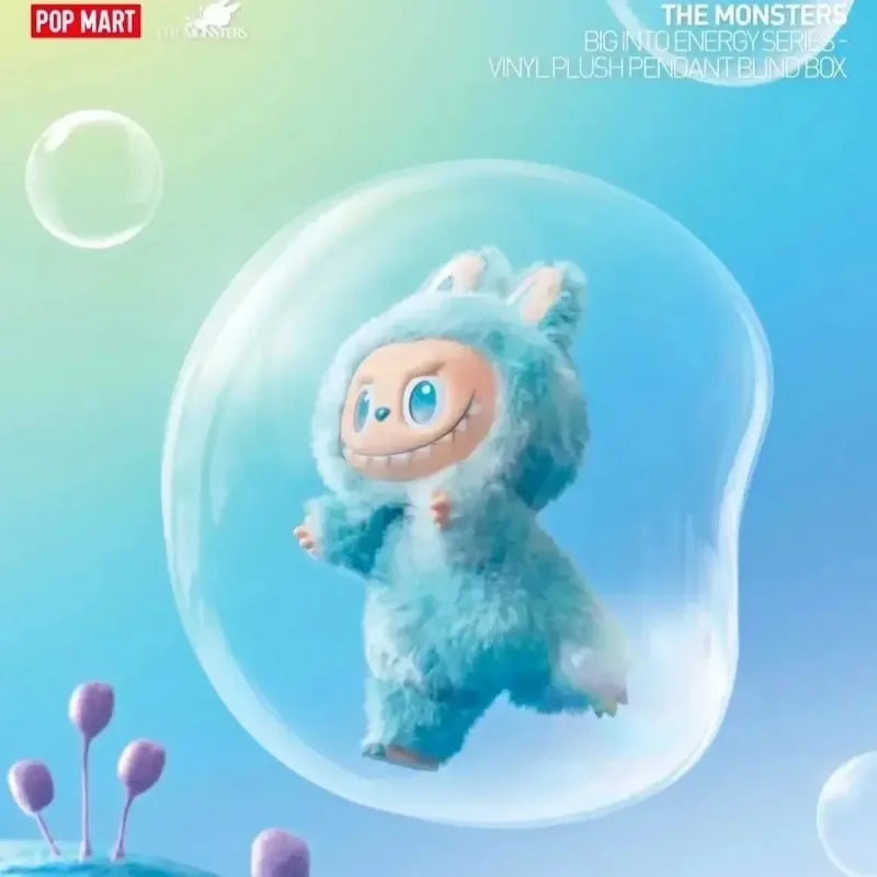 POP MART 3.0 Big in Energy LABUBU boîte aveugle devinez sac vinyle peluche mignon Figurine cadeau pour enfants adultes