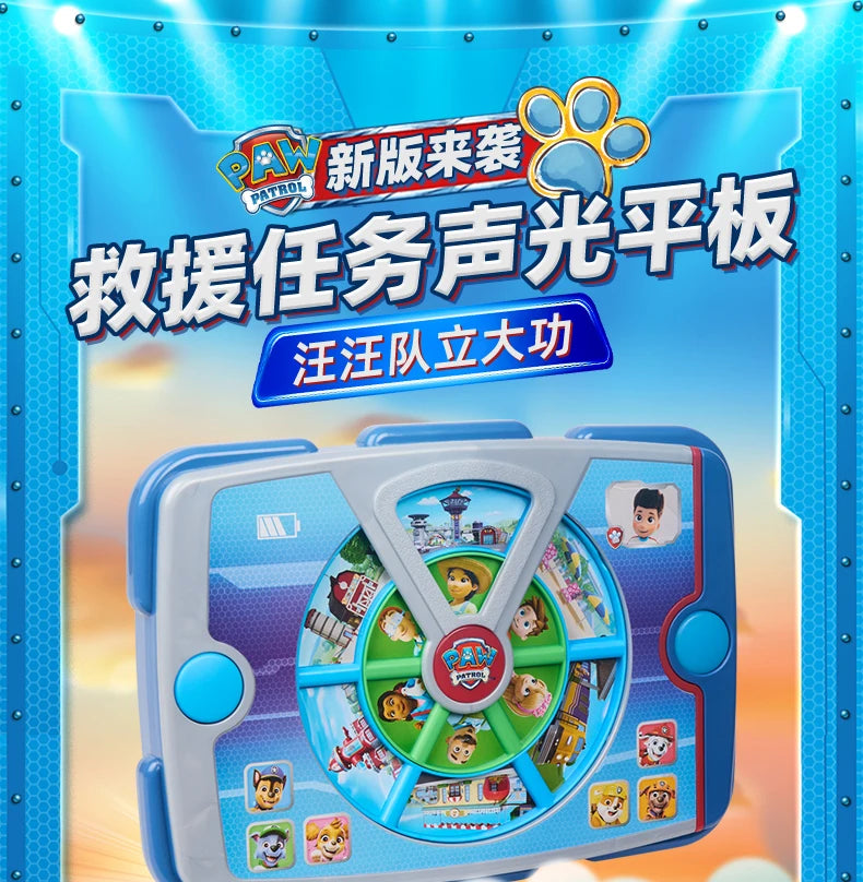 Jouet interactif Original PAW Patrol Rescue Mission Pup Pad avec lumières sons et musique, jeu de simulation, jouets pour enfants pour garçons et filles