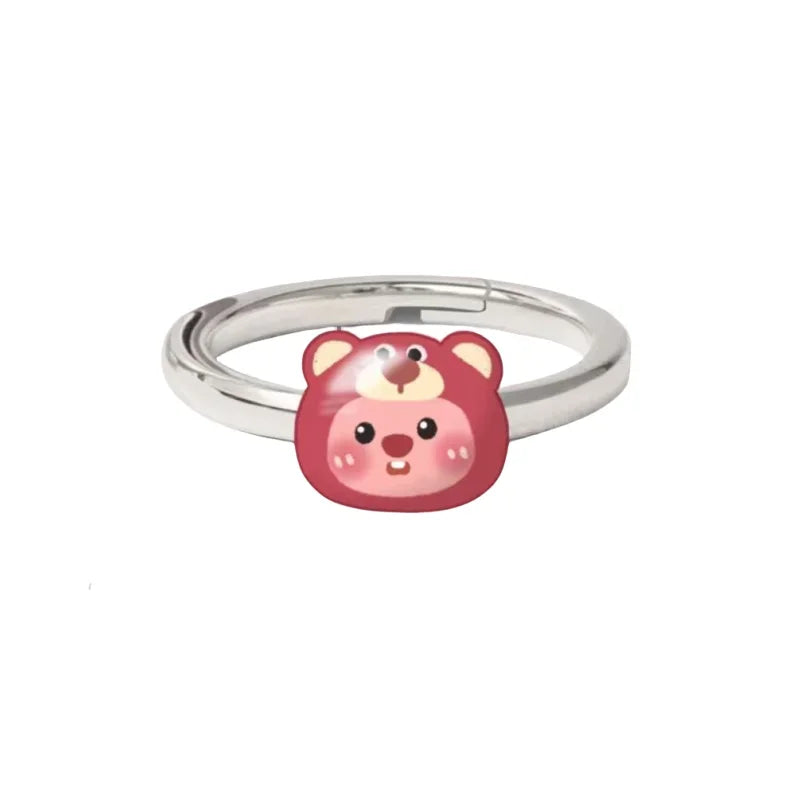 Haikyuu!! Kageyama KozumeKENMAS HinMiShoyo-Bague Ajustable pour Couple, Bijoux Périphpopularité Originaux, Cadeau d'Anniversaire