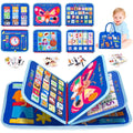 Tableau d’Activités Montessori 7 en 1 – Planche Sensorielle Éducative Portable pour Enfants de 3 à 6 Ans