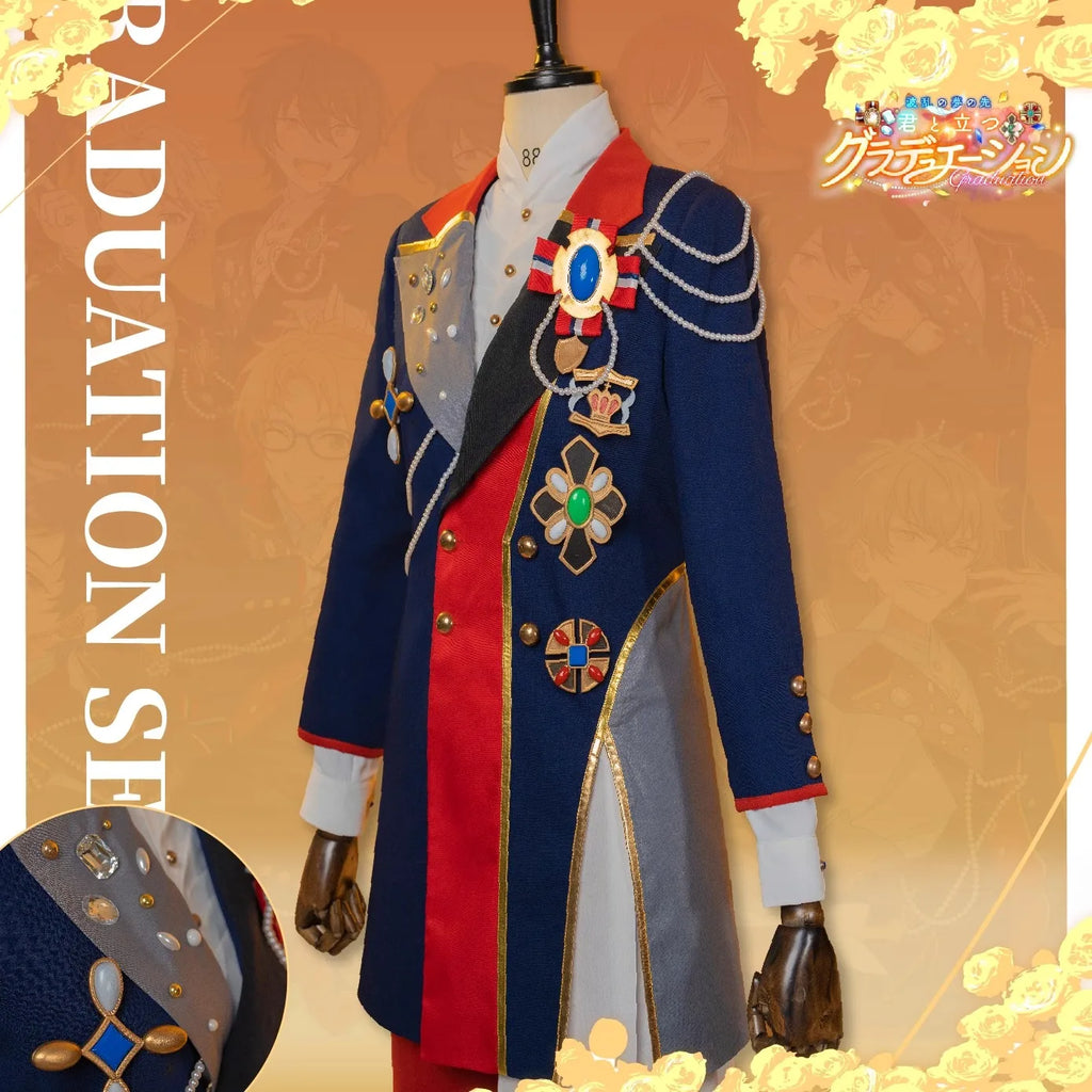 Ensemble de jeu Stars Graduation Tour Cosplay Costume, Vêtements d'anime mignons, ix, Halloween, Uniformes de carnaval, Sur mesure