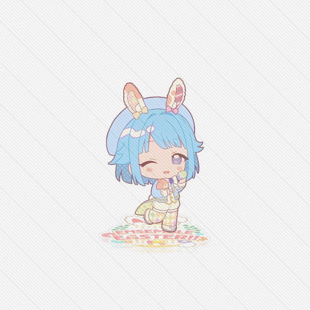 10CM Game Ensemble Stars!! Modèle de support en acrylique de Pâques, décoration de bureau, personnages de cosplay, accessoires d'ornement, bons cadeaux de Noël