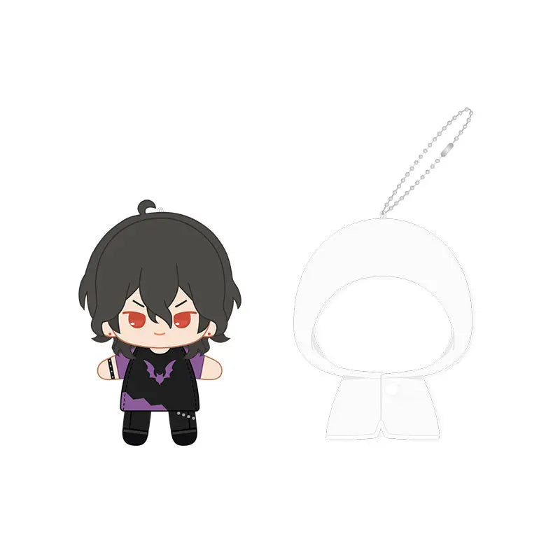 Ensemble Stars!! 2 Poupées à doigts en peluche douce style imperméable, porte-clés et pendentifs de sac, figurines mignonnes, jouets d'anime et de jeu, poupées de collection