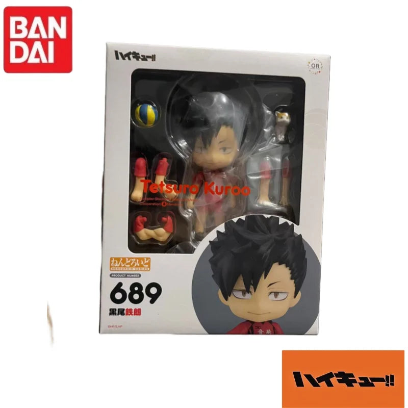 En Stock Original Bandai Gsc Nendoroid Haikyuu!! Shoyo Hinata Kageyama Tobio Kenma Kozume Version Q modèle de personnage à collectionner