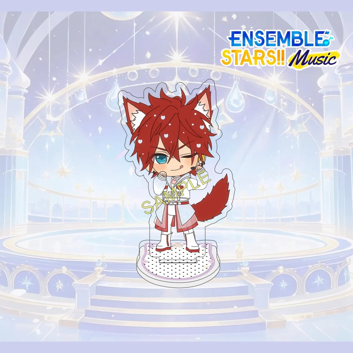 Figurine Acrylique 10 cm Ensemble Stars (Anime Game) – Personnage Complet Mignon – Décoration de Bureau – Collection Fan – Cadeau – Porte-clés