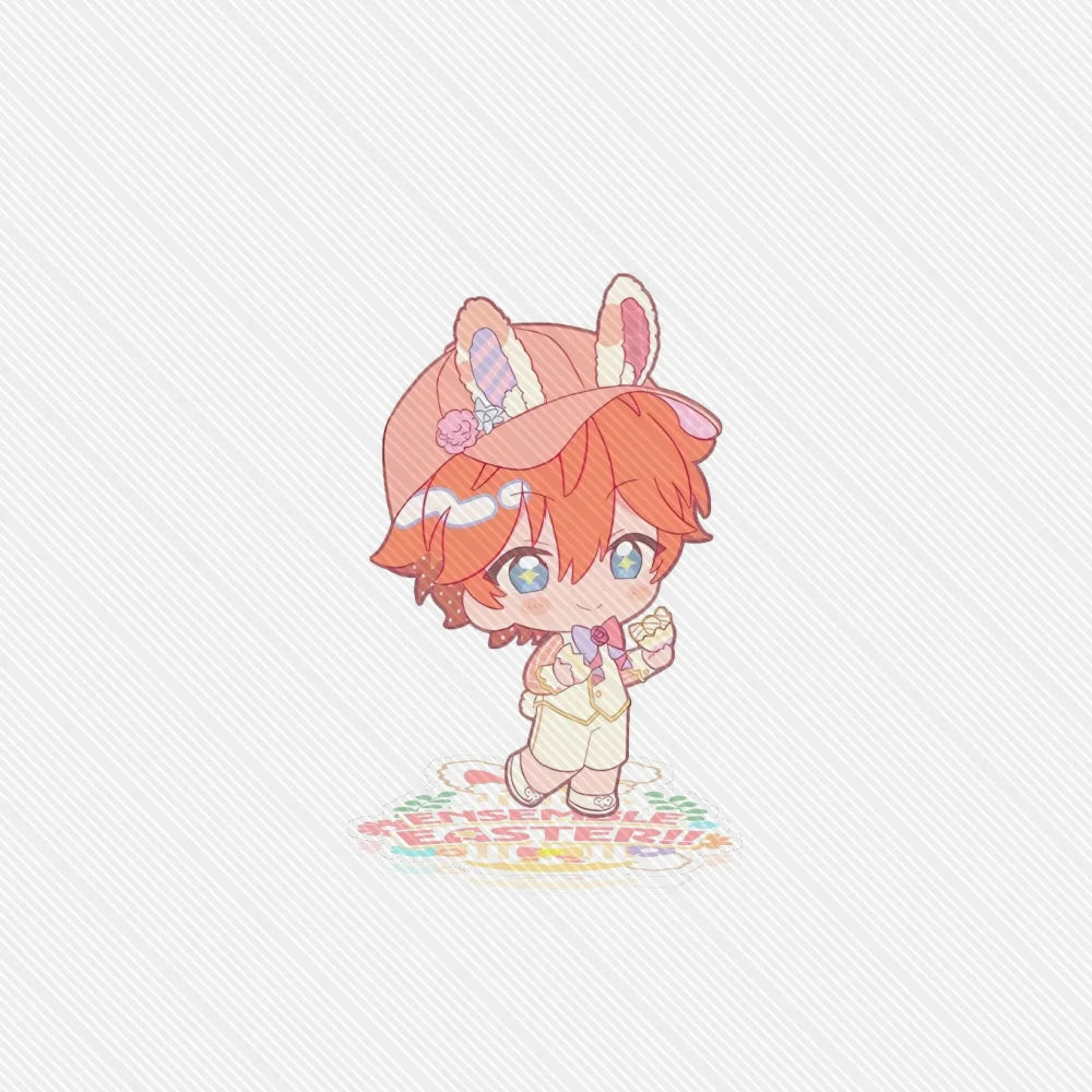 10CM Game Ensemble Stars!! Modèle de support en acrylique de Pâques, décoration de bureau, personnages de cosplay, accessoires d'ornement, bons cadeaux de Noël