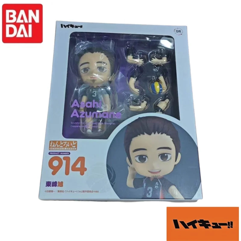 En Stock Original Bandai Gsc Nendoroid Haikyuu!! Shoyo Hinata Kageyama Tobio Kenma Kozume Version Q modèle de personnage à collectionner