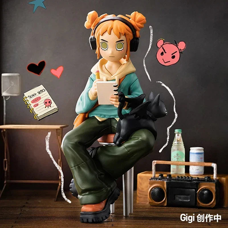 POP MART – boîte aveugle série Peach Riot Rise Up, boîte mystère, ornements Kawaii, Figurines, décoration de maison, modèle de bureau, poupées, cadeau pour filles