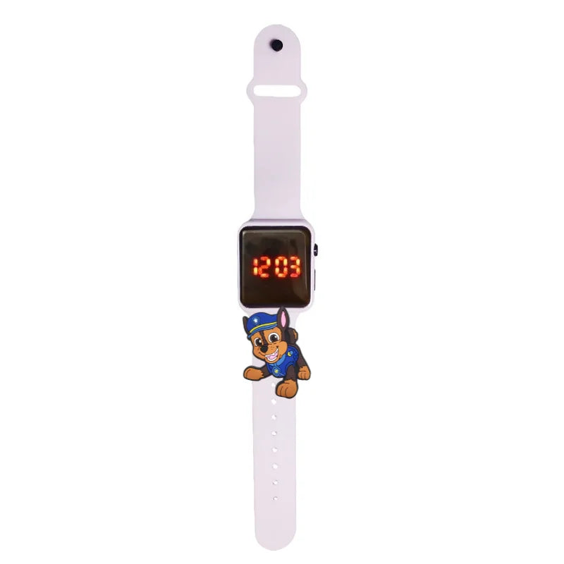 Dessin animé patte patrouille enfants montre montres de mode électronique affichage LED numérique montres étanche cadeau de vacances enfants montres