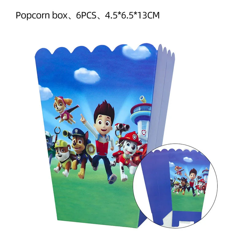 PAW Patrol – décoration de fête d'anniversaire, ensemble de ballons, vaisselle jetable, fournitures pour événements pour enfants, bannière, cadeau d'arrière-plan, nouvelle Version